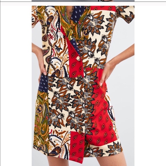 NWT Zara Crossed Dress - Picture 4 of 8